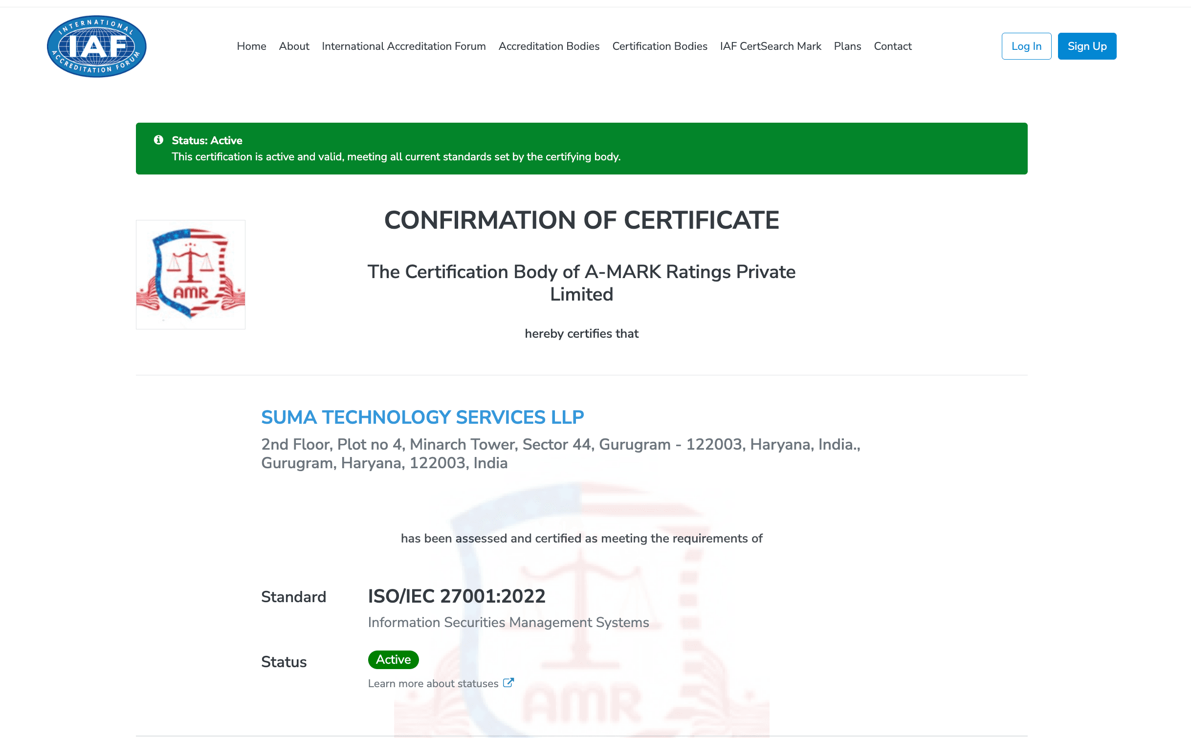 ISO27001:2022 Certified