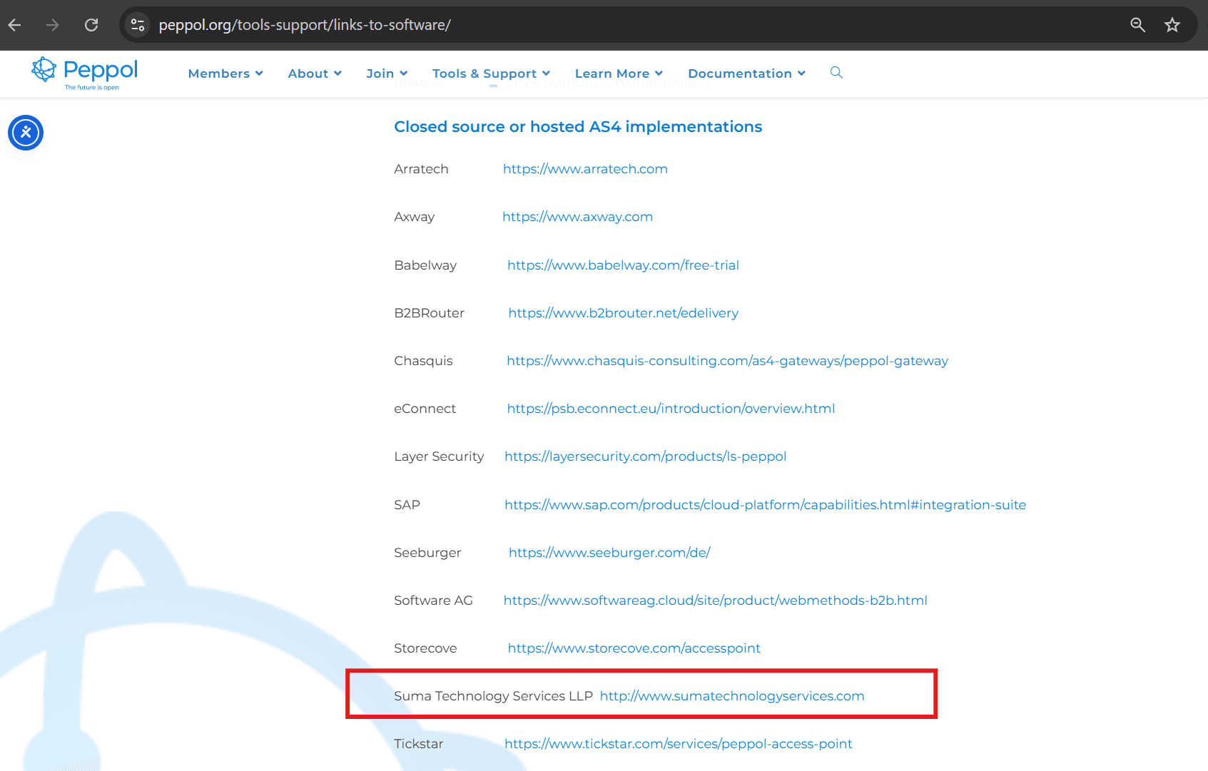 Closed Source AS4 SP