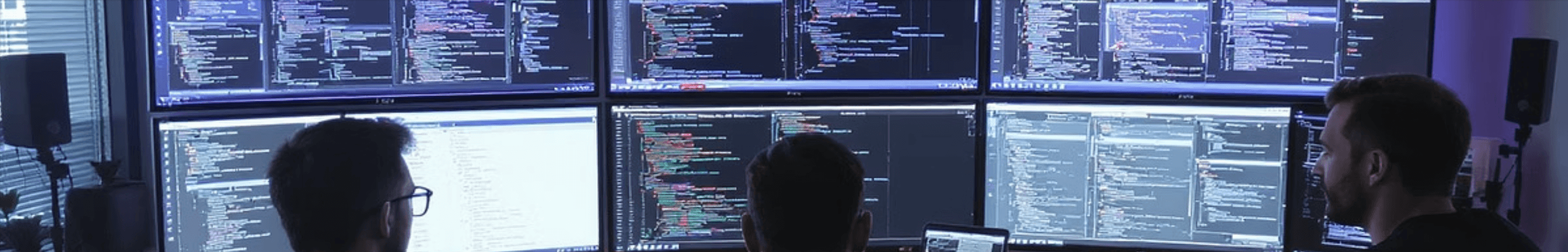 Consulting team collaborating on solution enhancements